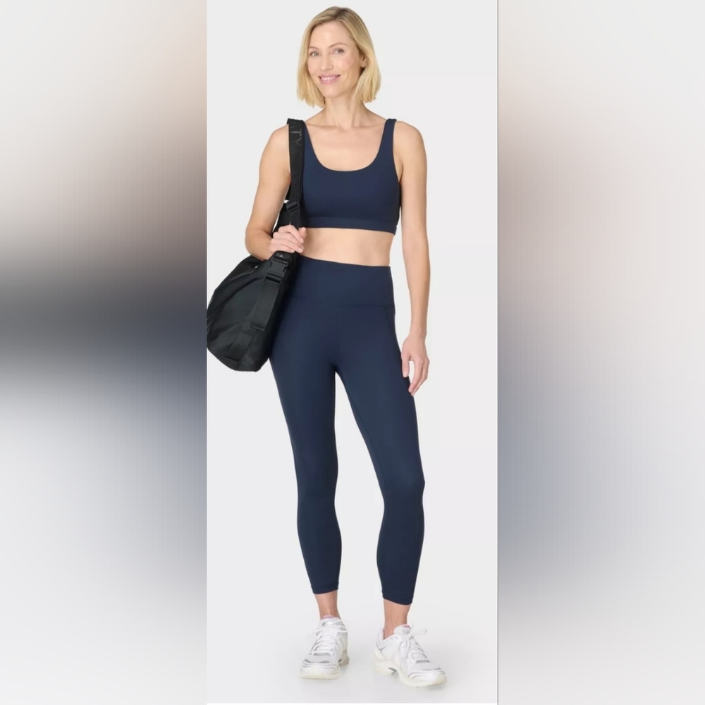 Sweaty Betty Dark Blue High-Rise Leggings